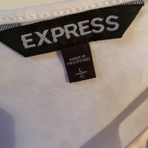 SEXY Express White Dress Size L NWOT - Picture 7 of 14